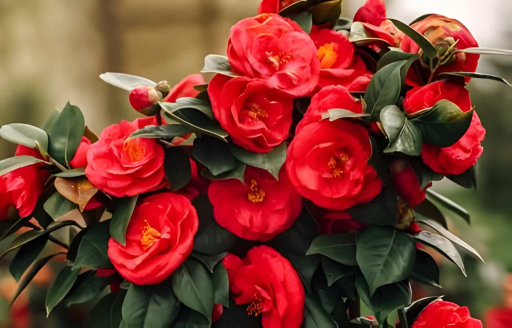red camellia flower meaning